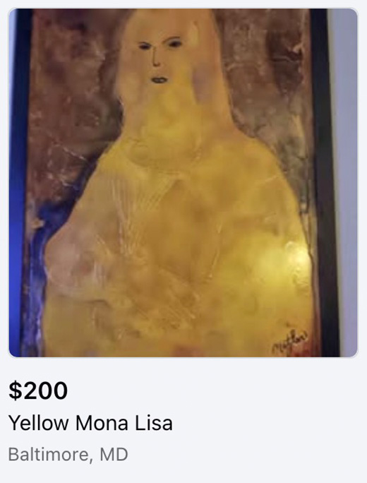mona lisa listing